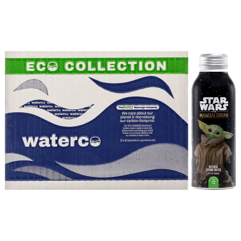 Star Wars Mandalorian Aluminum Water Bottle by Star Wars for Unisex - 12 x 12 oz Water