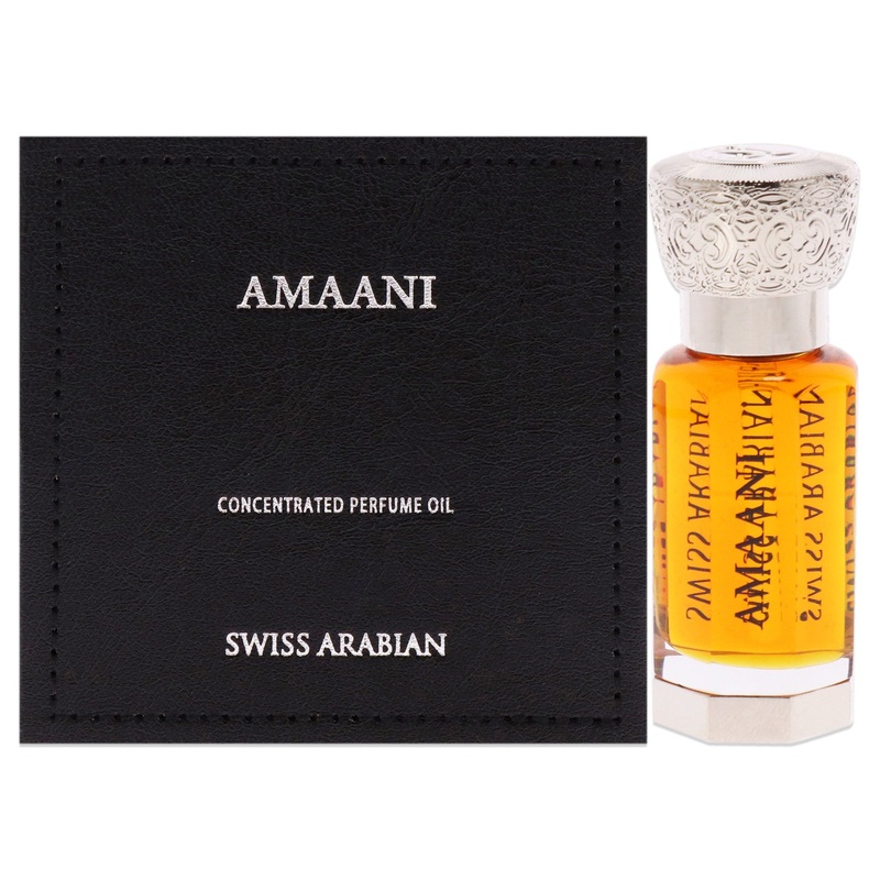Amaani by Swiss Arabian for Unisex - 0.4 oz Perfume Oil Rollerball (Mini)