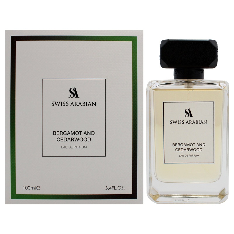 Bergamot and Cedarwood by Swiss Arabian for Men - 3.4 oz EDP Spray