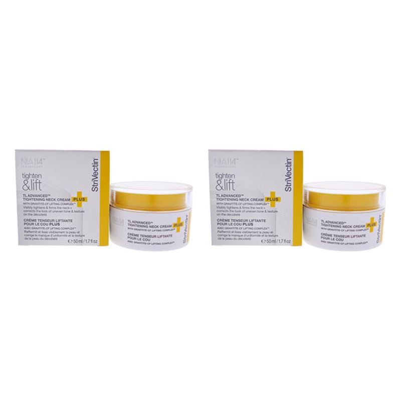 TL Advanced Tightening Neck Cream Plus by Strivectin for Unisex - 1.7 oz Cream - Pack of 2