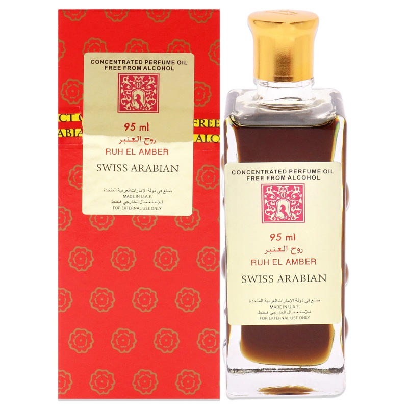 Ruh El Amber ER8E by Swiss Arabian for Unisex - 3.2 oz Perfume Oil