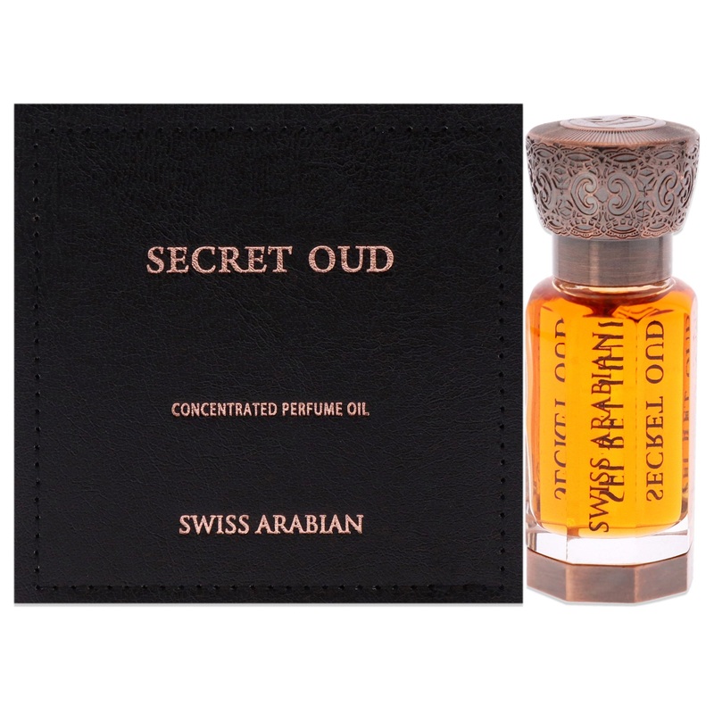 Secret Oud by Swiss Arabian for Unisex - 0.4 oz Perfume Oil (Mini)