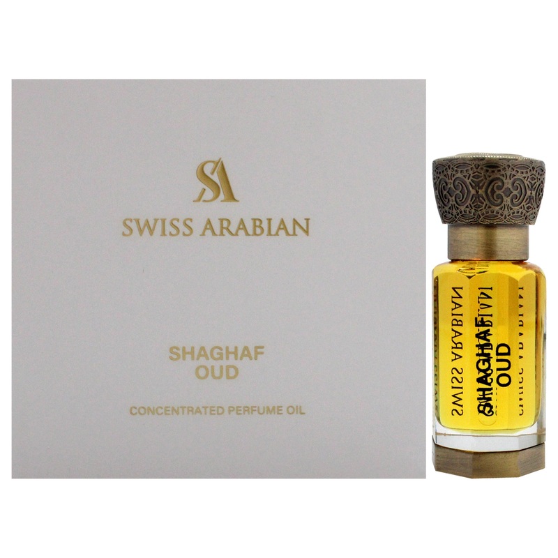 Shaghaf Oud by Swiss Arabian for Unisex - 0.4 oz Perfume Oil (Mini)