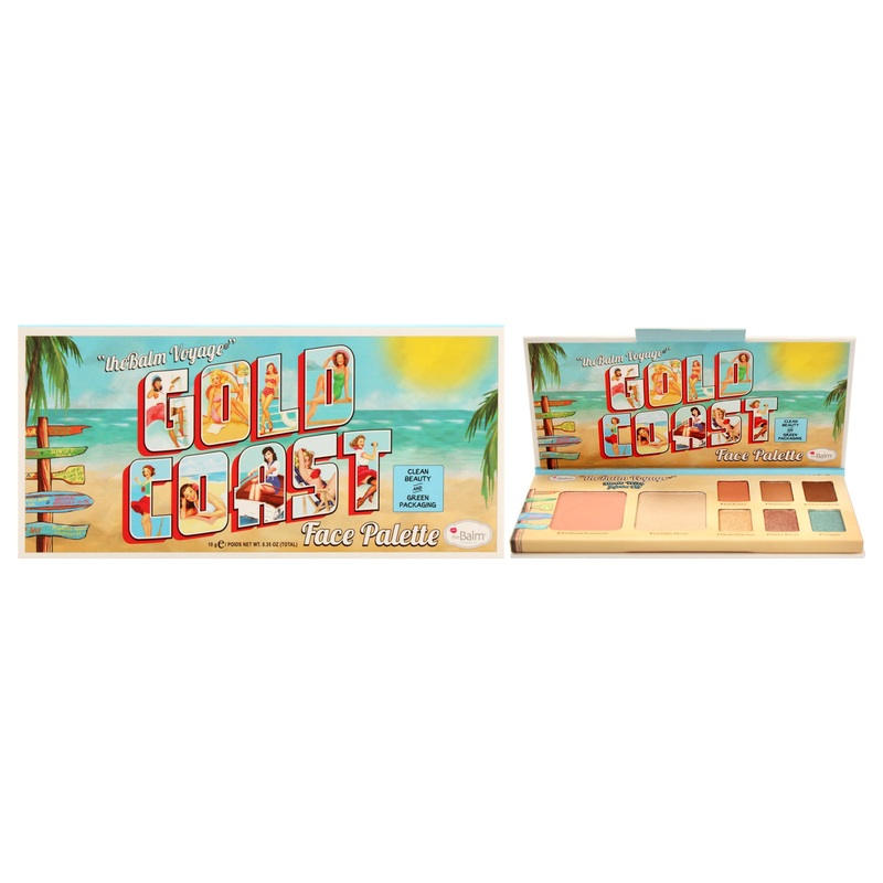 Voyage Gold Coast Face Palette by the Balm for Women - 0.35 oz Makeup