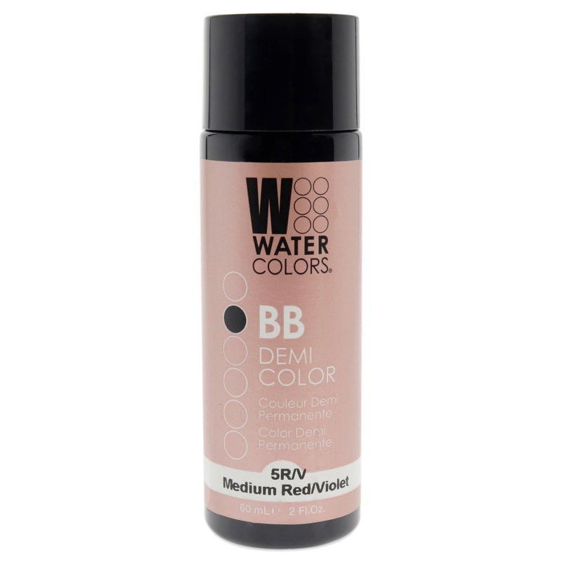 Watercolors BB Demi-Permanent Hair Color - 5RV Medium Red Violet by Tressa for Unisex - 2 oz Hair Color