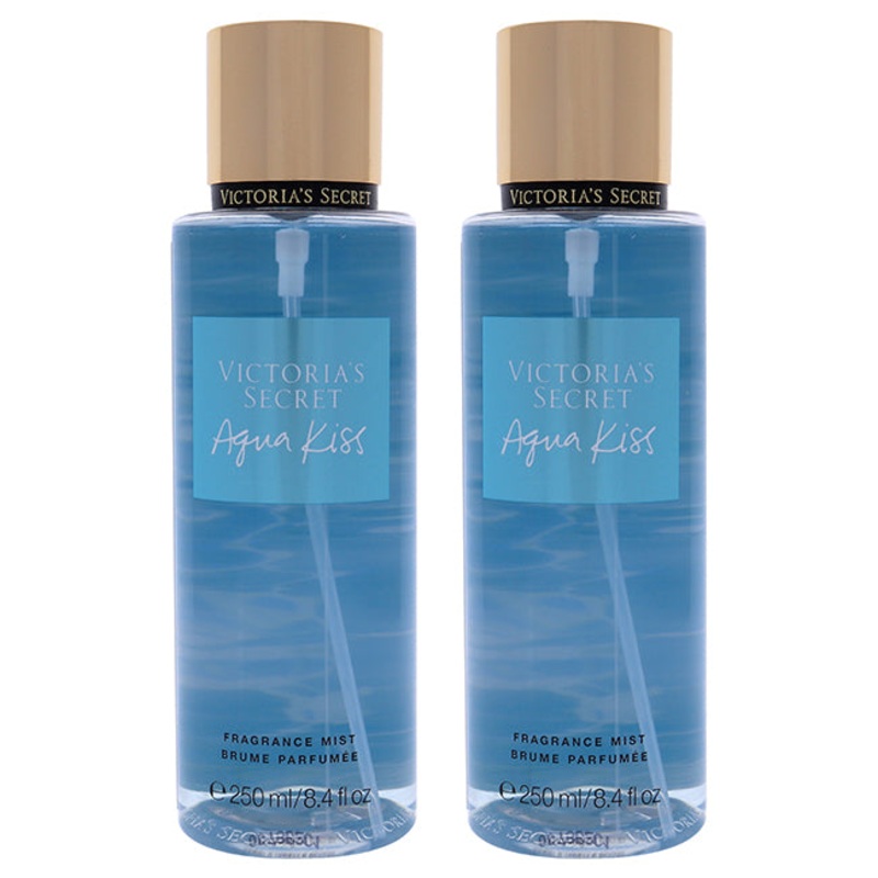 Aqua Kiss by Victorias Secret for Women - 8.4 oz Fragrance Mist - Pack of 2