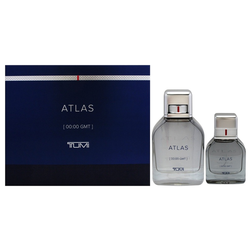 Atlas by Tumi for Men - 2 Pc Gift Set 3.4oz EDP Spray, 1oz EDP Spray