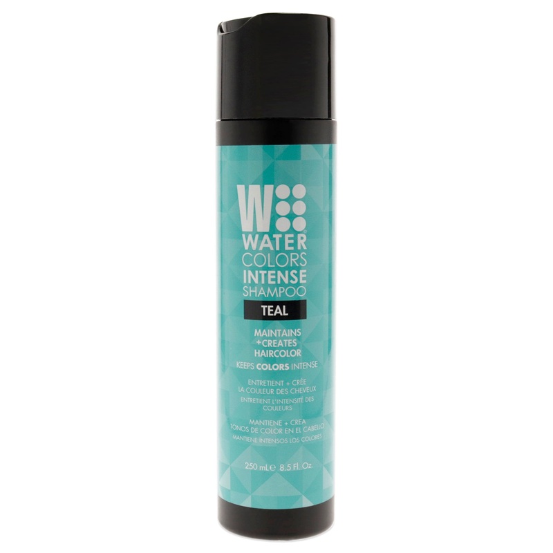 Watercolors Intense Shampoo - Teal by Tressa for Unisex - 8.5 oz Shampoo