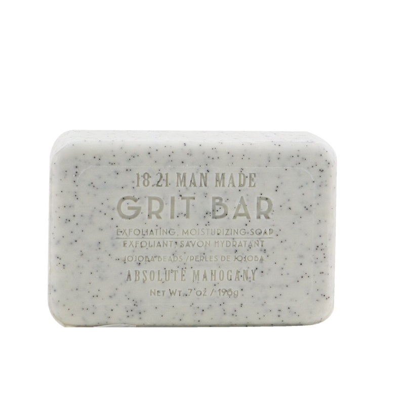 18.21 Man Made Grit Bar - Exfoliating, Moisturizing Soap - # Absolute Mahogany  198g/7oz