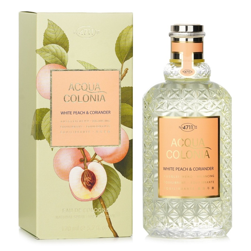 4711 1+1 SetAcqua Colonia White Peach & Coriander Eau De Cologne Spray  170ml/5.7oz x2