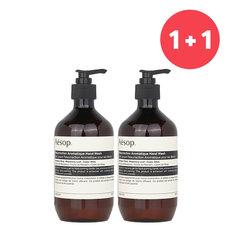 Aesop 1+1 SetResurrection Aromatique Hand Wash     500ml/17.99oz