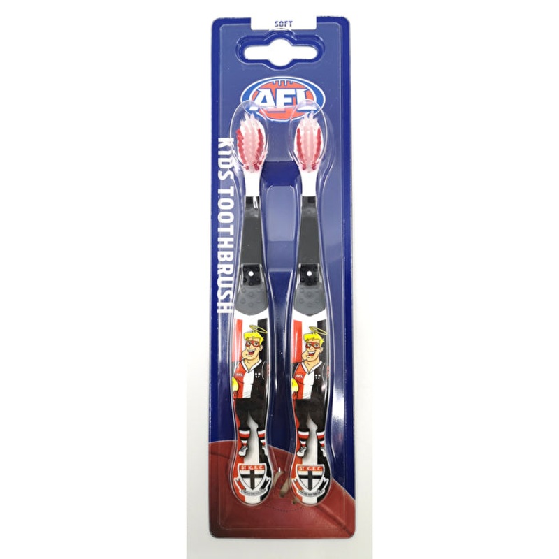 Afl Mascot Kids Toothbrush - Fremantle 2 Pack