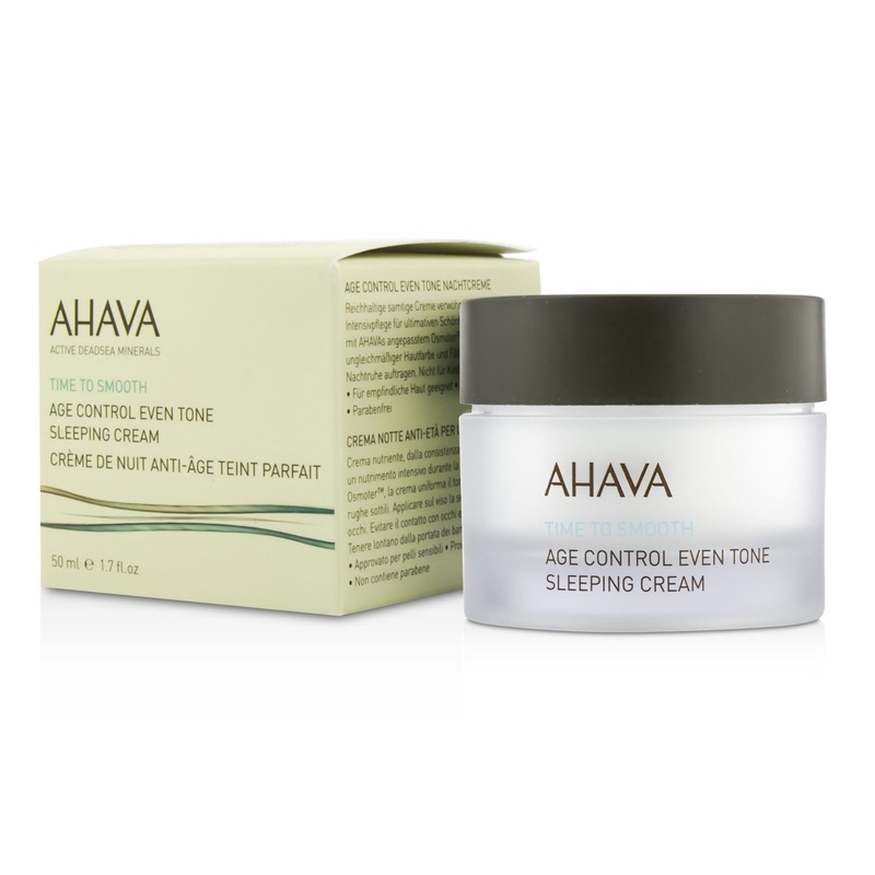Ahava Time To Smooth Age Control Even Tone Sleeping Cream  50ml/1.7oz