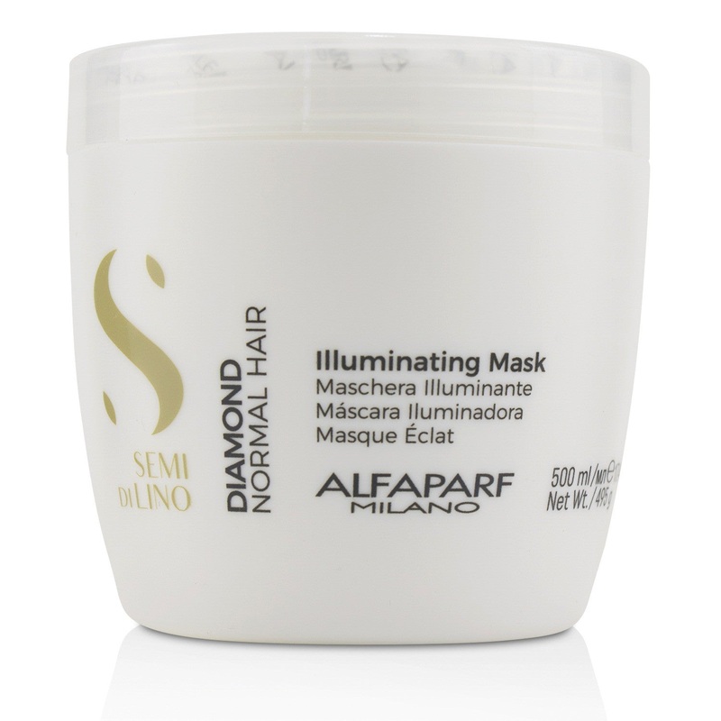 AlfaParf Semi Di Lino Diamond Illuminating Mask (Normal Hair)  500ml/17.4oz