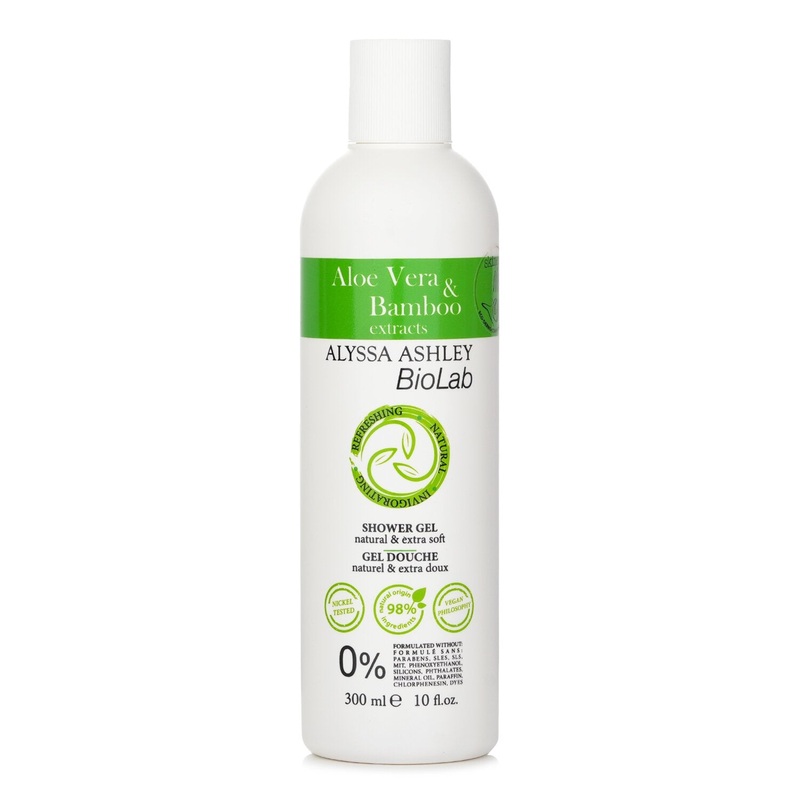 Alyssa Ashley Biolab Aloe Vera & Bamboo Shower Gel  300ml/10oz