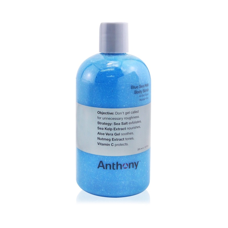 Anthony Logistics For Men Blue Sea Kelp Body Scrub  355ml/12oz