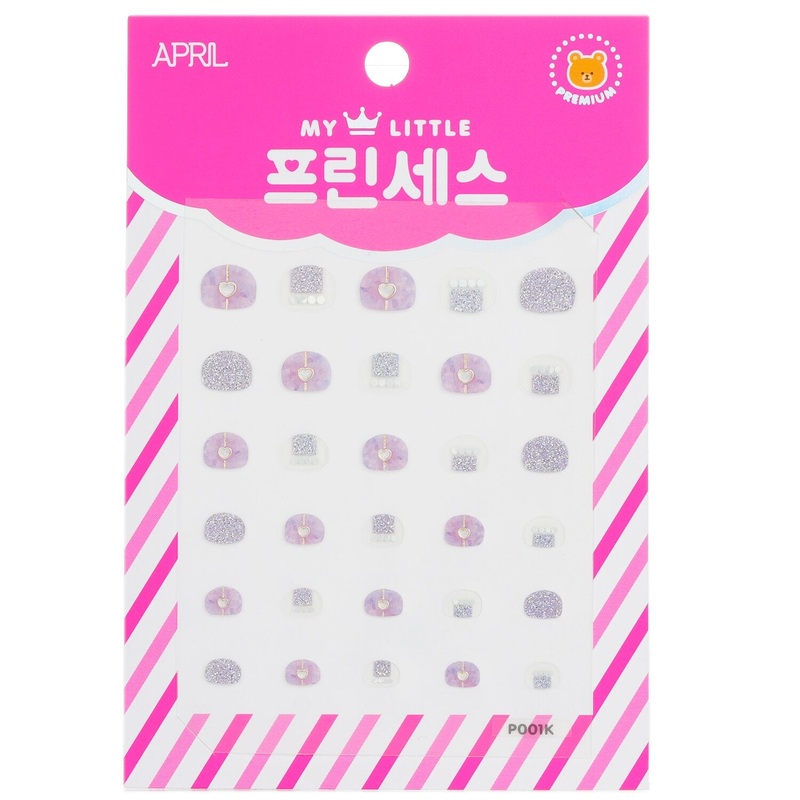 April Korea Princess Kids Nail Sticker - # P001K  1pack