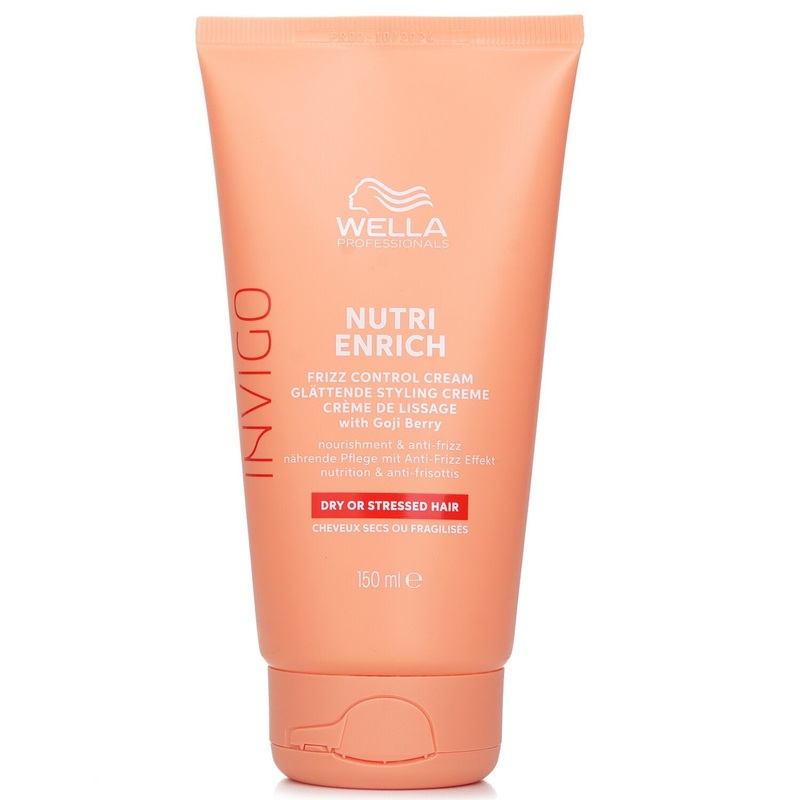 Wella Invigo Nutri Enrich Frizz Control Cream With Goji Berry Dry Or Stressed Hair  150ml