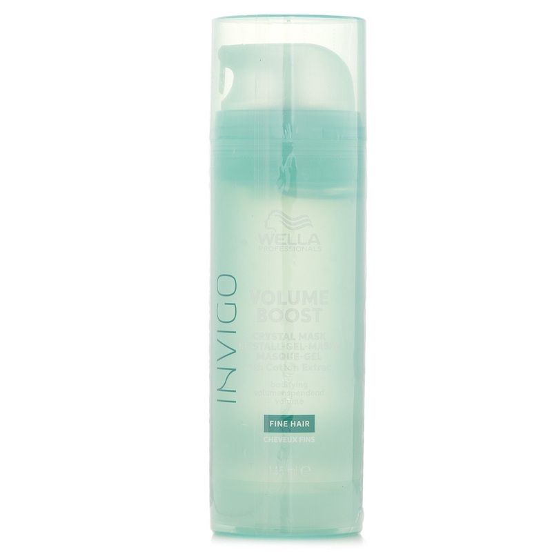 Wella Invigo Volume Boost Crystal Mask With Cotton Extract Fine Hair  145ml