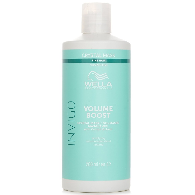 Wella Invigo Volume Boost Crystal Mask With Cotton Extract Fine Hair  500ml